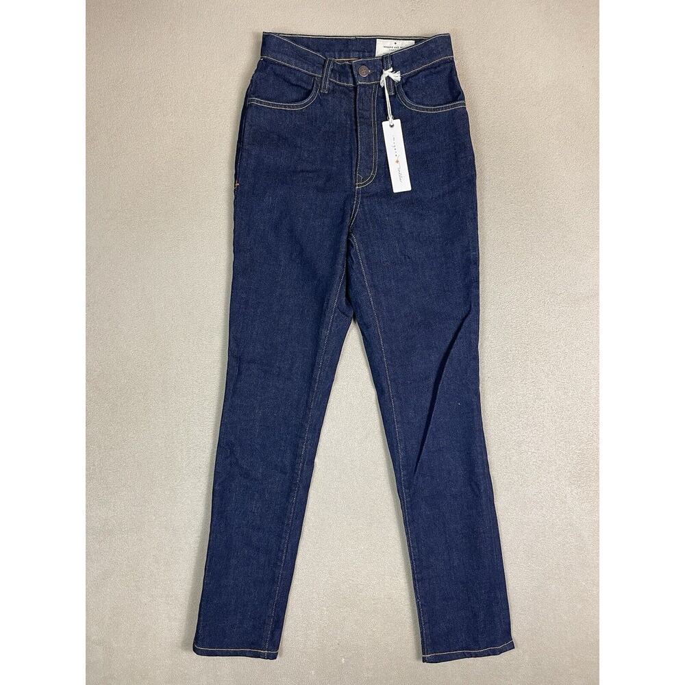 Imogene and Willie Jeans Womens 25 Blue Elizabeth Indigo Rinse High Rise Slim